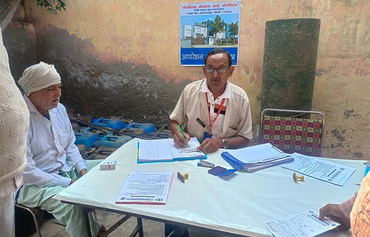 Sight First: Free Eye Screening & Cataract Surgery Camp by New G9 Jansewa Foundation